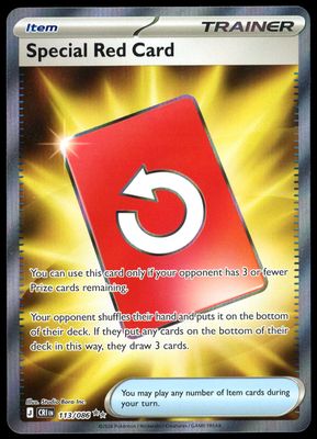 Pokemon Chaos Rising 2026 - Special Red Card #113