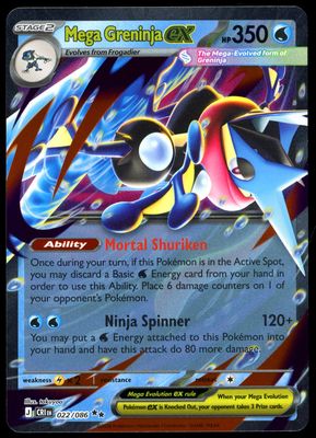 Pokemon Chaos Rising 2026 - Mega Greninja EX #22