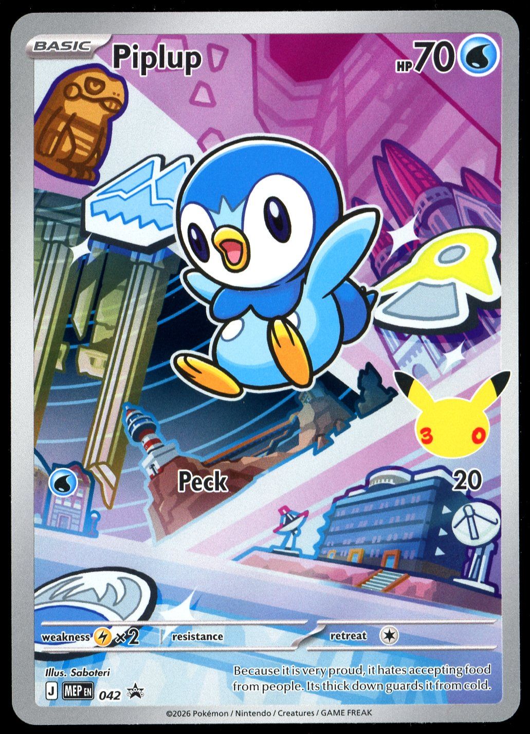 Pokemon Promo 2026 - Piplup #42