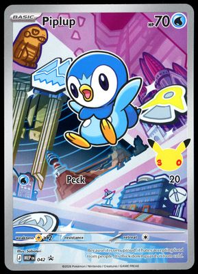 Pokemon Promo 2026 - Piplup #42