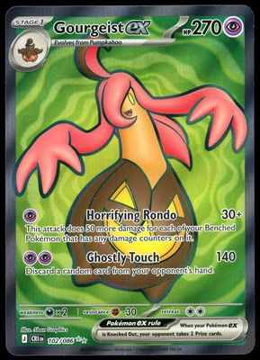 Pokemon Chaos Rising 2026 - Gourgeist EX #102