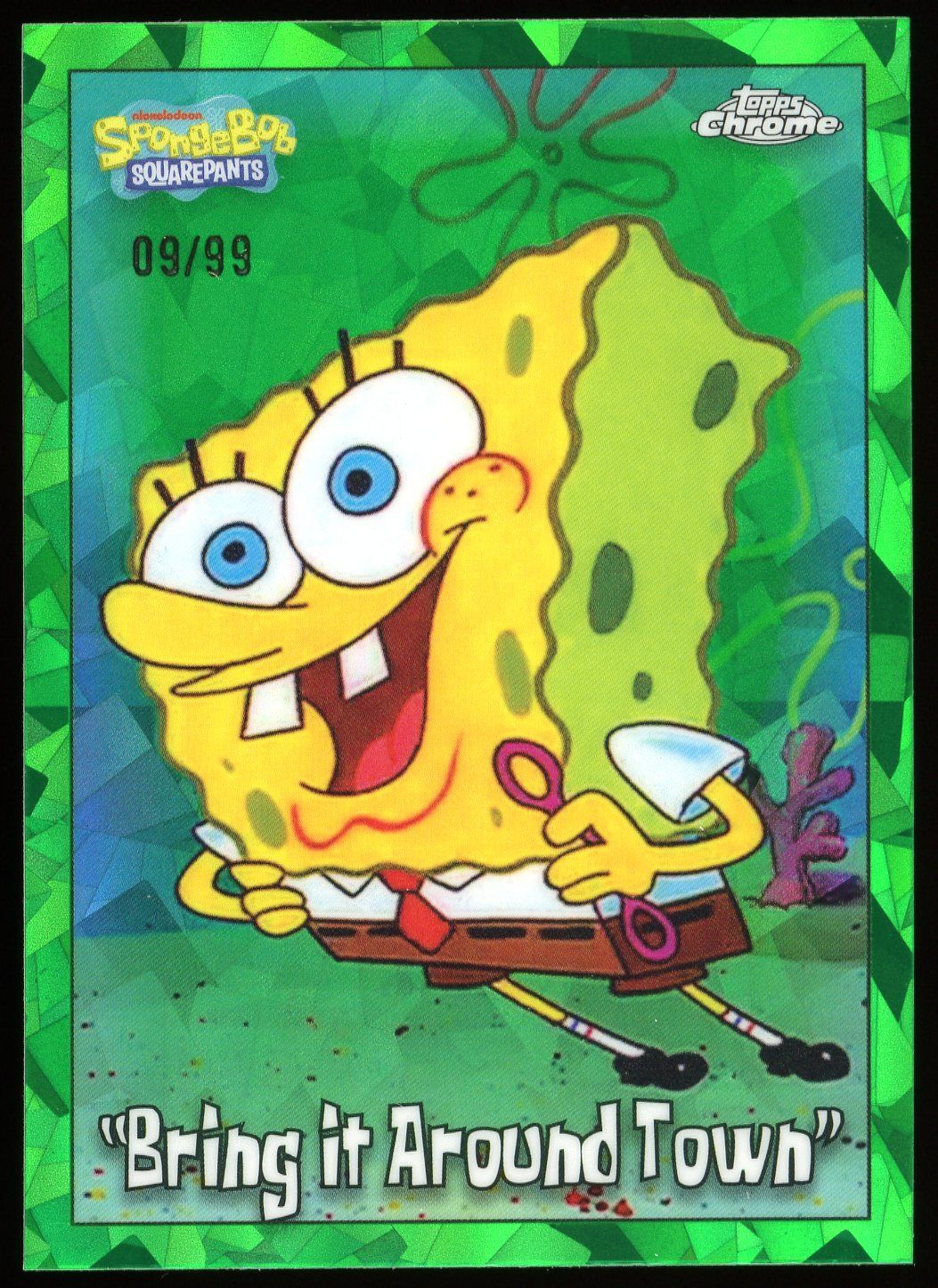 Topps Chrome SpongeBob Squarepants 2025 - Bring it Around Town 9/99 #85