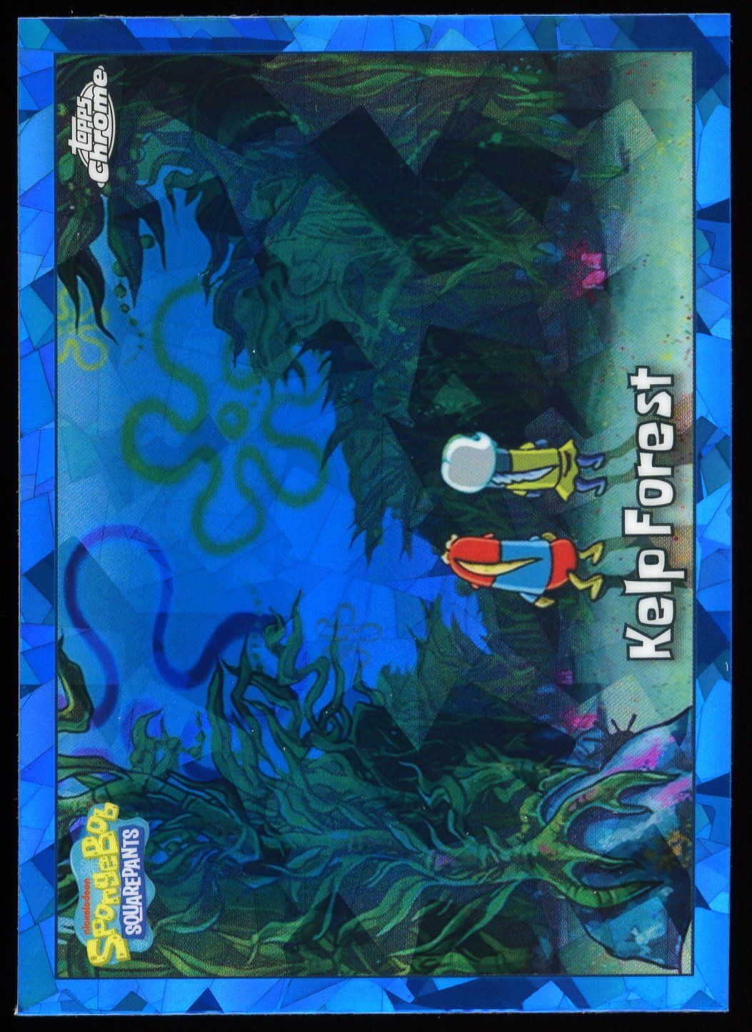 Topps Chrome SpongeBob SquarePants 2025 - Kelp Forest Sapphire #53