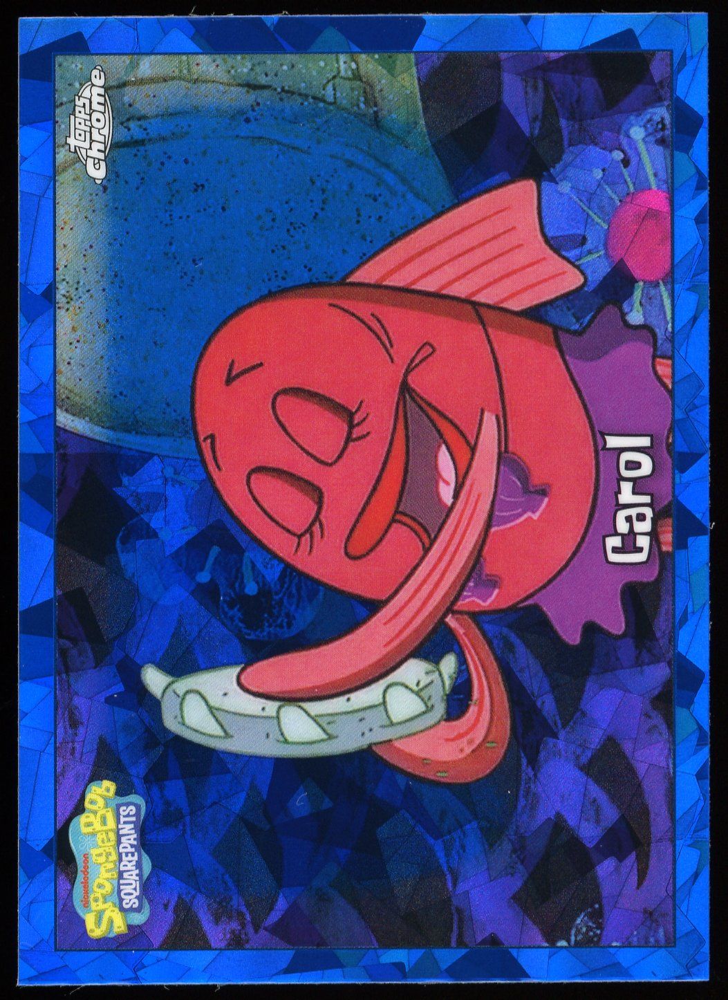 Topps Chrome SpongeBob SquarePants 2025 - Carol Sapphire #125