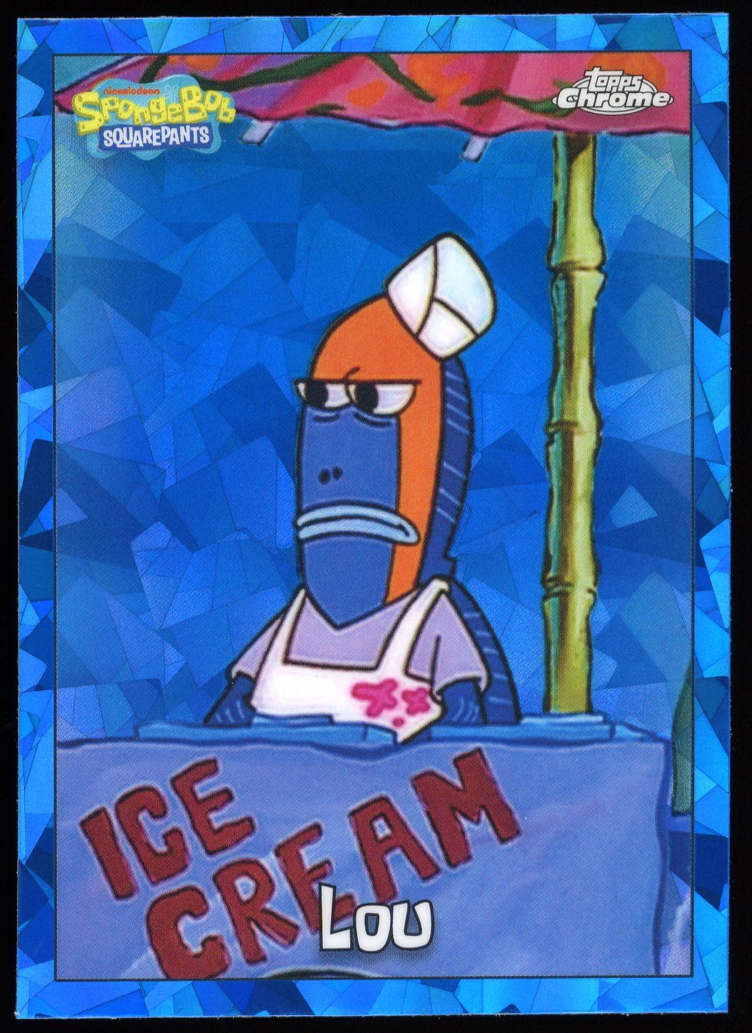 Topps Chrome SpongeBob SquarePants 2025 - Lou Sapphire #148