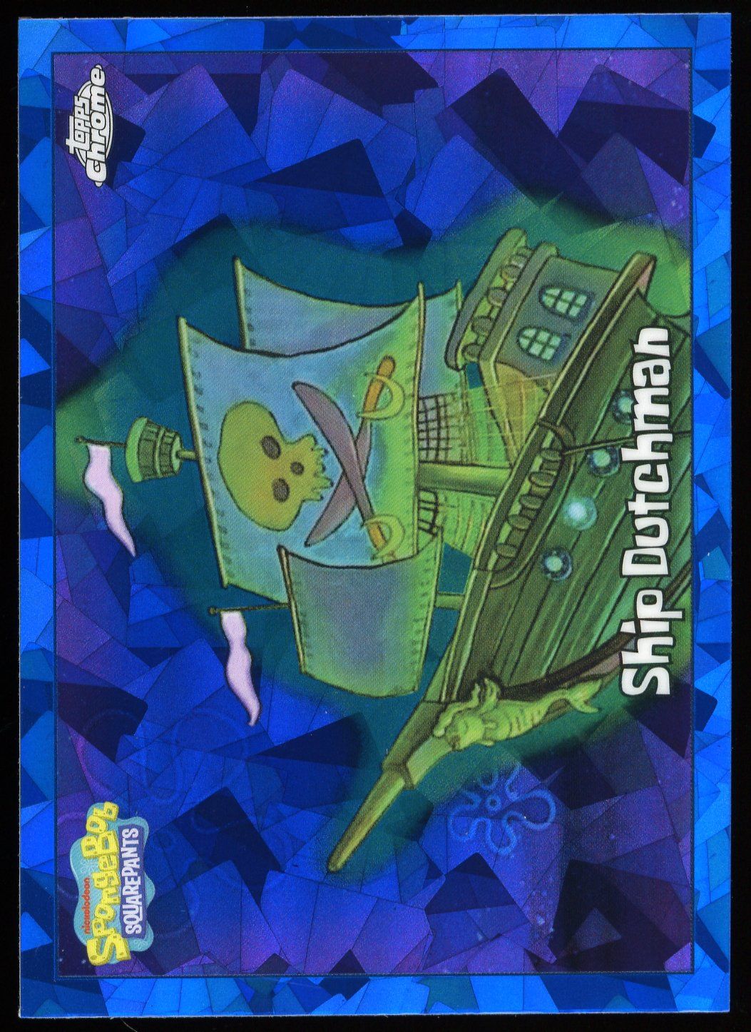 Topps Chrome SpongeBob SquarePants 2025 - Ship Dutchman Sapphire #3