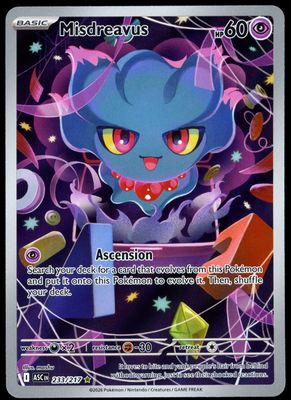 Pokemon Ascended Heroes 2026 - Misdreavus #233