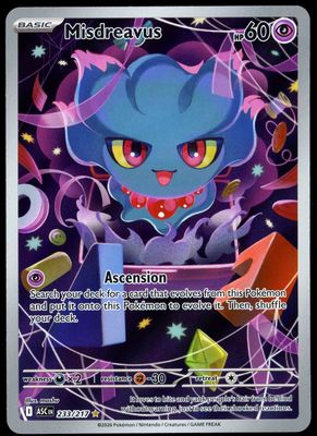 Pokemon Ascended Heroes 2026 - Misdreavus #233