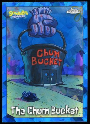 Topps Chrome SpongeBob SquarePants 2025 - The Chum Bucket Sapphire #48