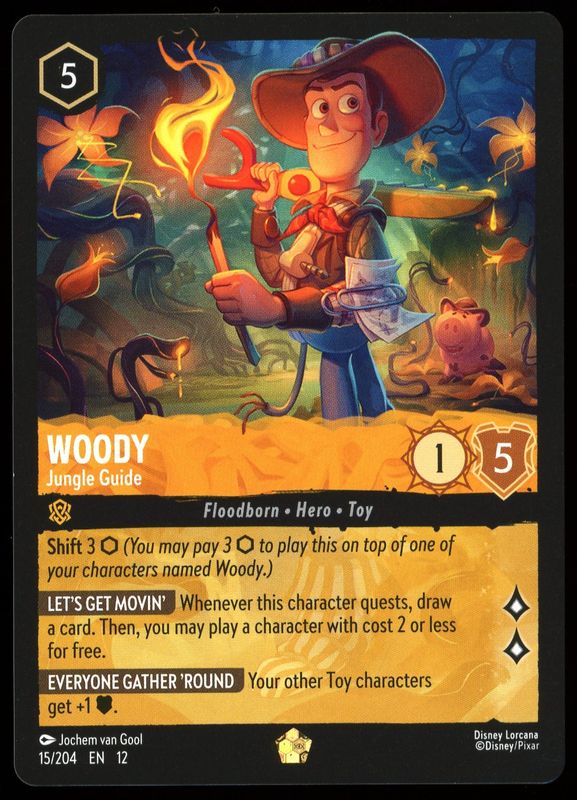 Disney Lorcana Wilds Unknown 2026 - Woody Jungle Guide #15