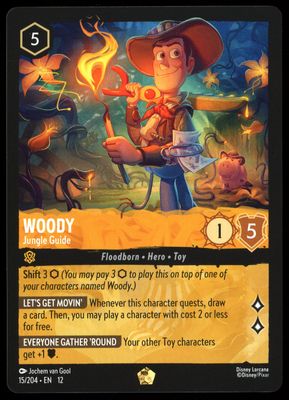 Disney Lorcana Wilds Unknown 2026 - Woody Jungle Guide #15