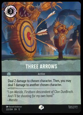 Disney Lorcana Wilds Unknown 2026 - Three Arrows #222