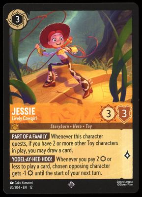 Disney Lorcana Wilds Unknown 2026 - Jessie Lively Cowgirl #20