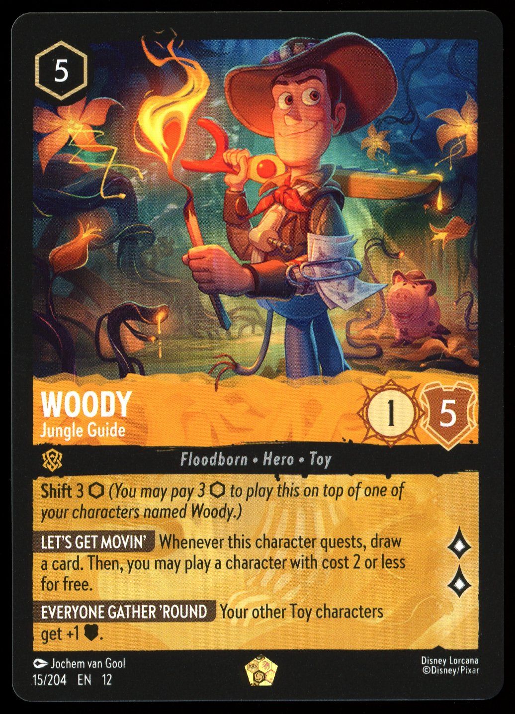 Disney Lorcana Wilds Unknown 2026 - Woody Jungle Guide #15