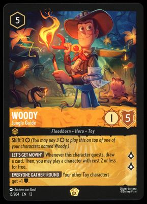 Disney Lorcana Wilds Unknown 2026 - Woody Jungle Guide #15