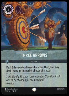 Disney Lorcana Wilds Unknown 2026 - Three Arrows #222