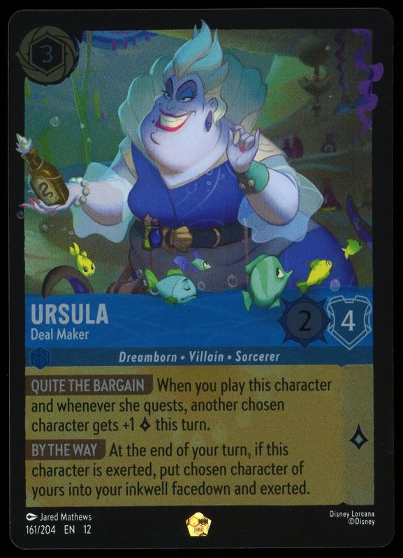 Disney Lorcana Wilds Unknown 2026 - Ursula Deal Maker Foil #161