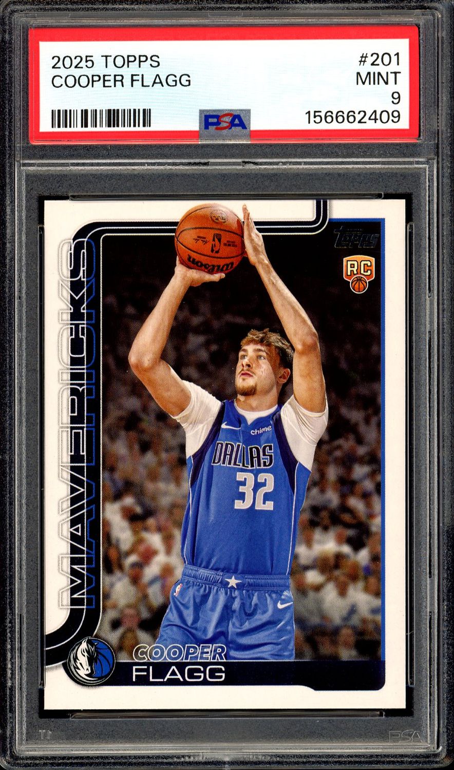 Topps Basketball 2025 - Cooper Flagg RC #201 - PSA 9
