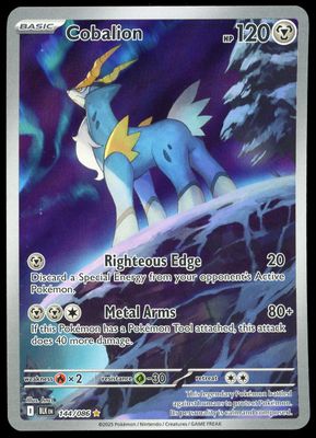 Pokemon Black Bolt 2025 - Cobalion #144