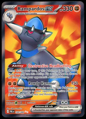 Pokemon Pitch Black 2026 - Rampardos ex #100