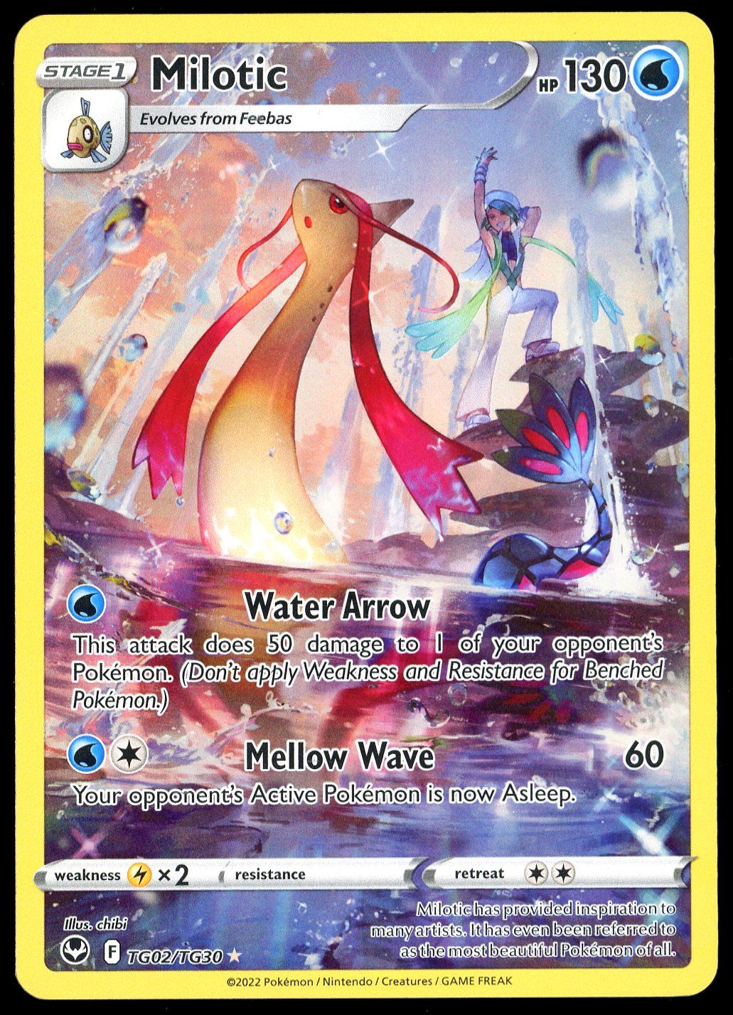 Pokemon Silver Tempest 2022 - Milotic #TG02
