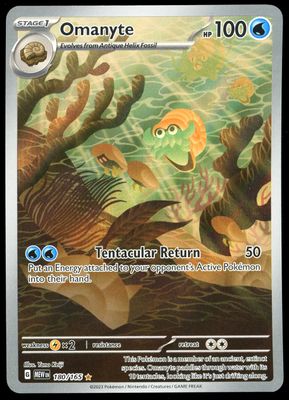 Pokemon Scarlet &amp; Violet 151 2023 - Omanyte #180