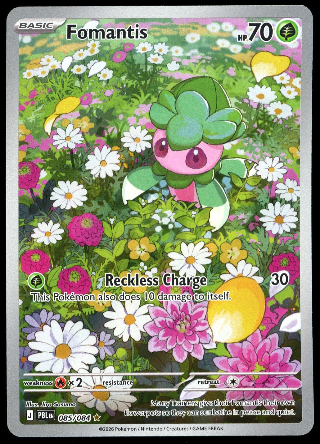 Pokemon Pitch Black 2026 - Fomantis #85