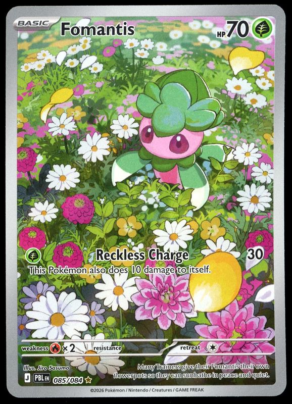 Pokemon Pitch Black 2026 - Fomantis #85