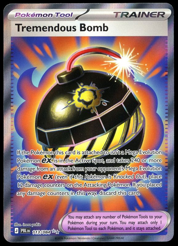 Pokemon Pitch Black 2026 - Tremendous Bomb #113
