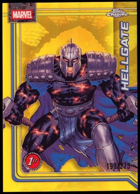 Topps Chrome Marvel 2026 - Hellgate 199/275 Yellow Refractor #124