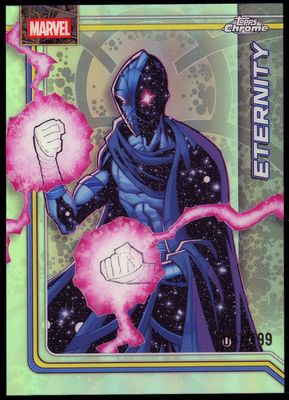 Topps Chrome Marvel 2026 - Eternity 47/199 Aqua Refractor #36