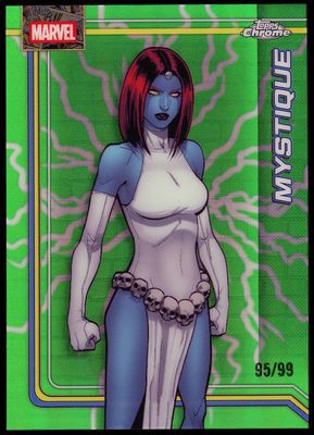 Topps Chrome Marvel 2026 - Mystique 95/99 Green Refractor #86