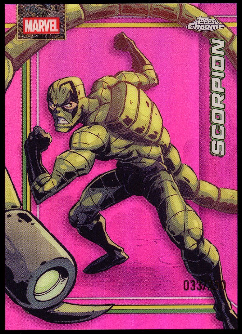 Topps Chrome Marvel 2026 - Scorpion 33/250 Pink Refractor #147
