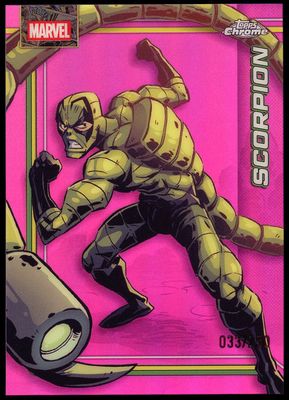 Topps Chrome Marvel 2026 - Scorpion 33/250 Pink Refractor #147