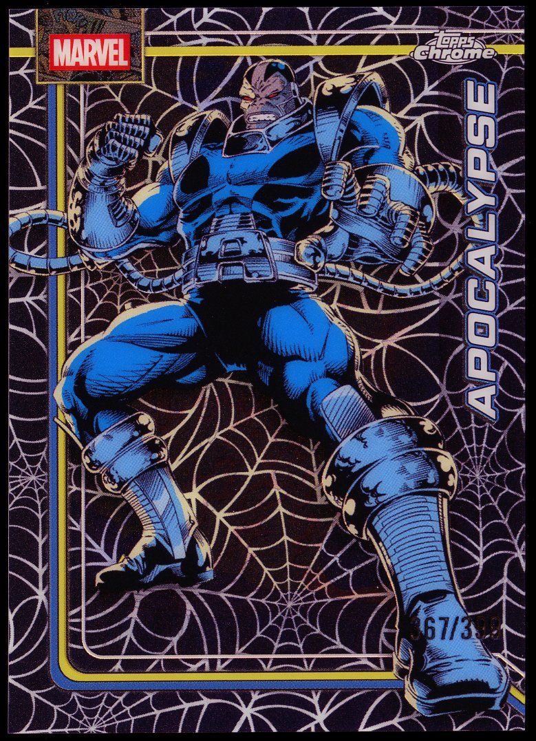 Topps Chrome Marvel 2026 - Apocalypse 367/399 Spider-Web Refractor #7