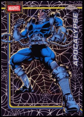 Topps Chrome Marvel 2026 - Apocalypse 367/399 Spider-Web Refractor #7