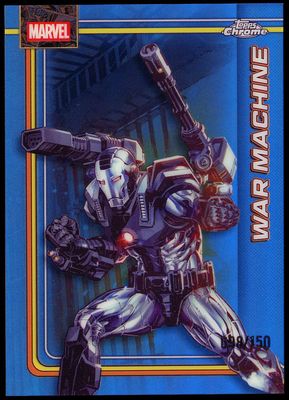 Topps Chrome Marvel 2026 - War Machine 98/150 Blue Refractor #193