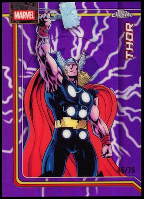 Topps Chrome Marvel 2026 - Thor 45/75 Purple Lightning #177