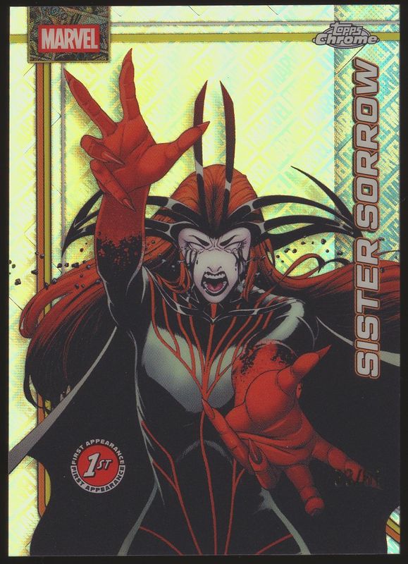 Topps Chrome Marvel 2026 - Sister Sorrow 33/61 Marvel Logofractor #159
