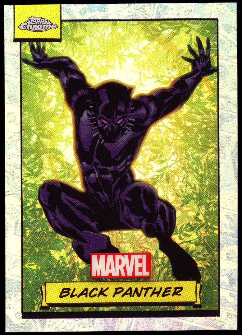 Topps Chrome Marvel 2024 - Black Panther Refractor #53