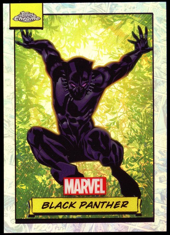 Topps Chrome Marvel 2024 - Black Panther Refractor #53