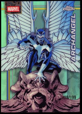 Topps Chrome Marvel 2026 - Archangel 129/199 Aqua Refractor #105