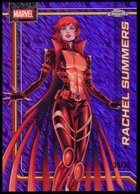 Topps Chrome Marvel 2026 - Rachel Summers 38/75 Purple Shimmer Refractor #141