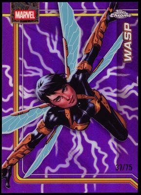 Topps Chrome Marvel 2026 - Wasp 37/75 Purple Lightning #194