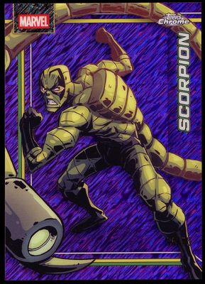 Topps Chrome Marvel 2026 - Scorpion 56/75 Purple Shimmer Refractor #147