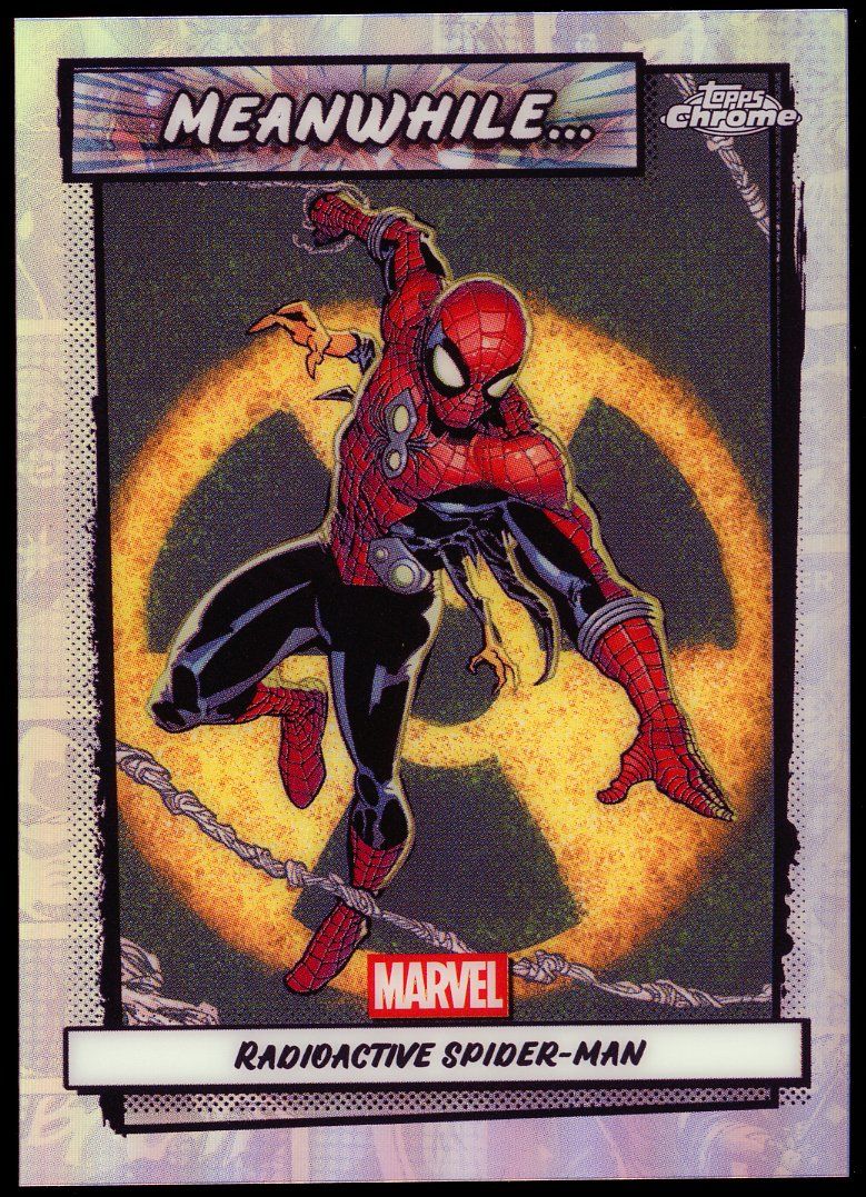 Topps Chrome Marvel 2026 Meanwhile - Radioactive Spider-Man #MW-02