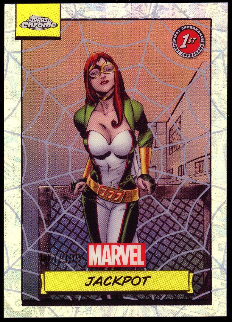 Topps Chrome Marvel 2024 - Jackpot 71/399 Spider Web Refractor #119