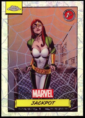 Topps Chrome Marvel 2024 - Jackpot 71/399 Spider Web Refractor #119