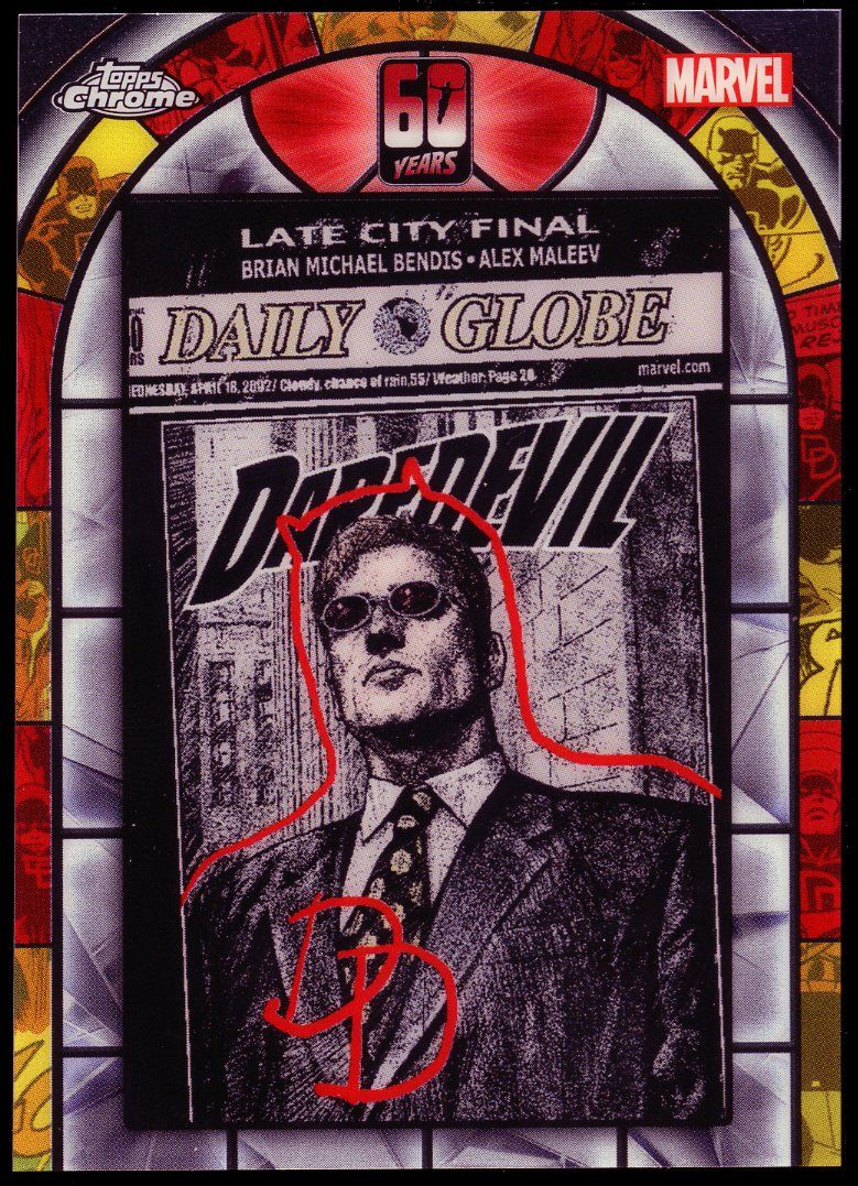 Topps Chrome Marvel 2024 Daredevil 60th Anniversary - Secret Identity Revealed #DD-8