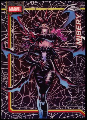 Topps Chrome Marvel 2026 - Misery 153/399 Spider-Web Refractor #137